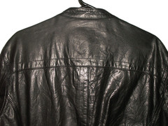 Men’s All Saints DENSIG LEATHER SHIRT jacket overshirt XL (ref53) £149.99!!!!!