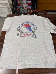Vintage 1994 Badger State Games 10th Anniversary T-Shirt XL Gray Single Stitch