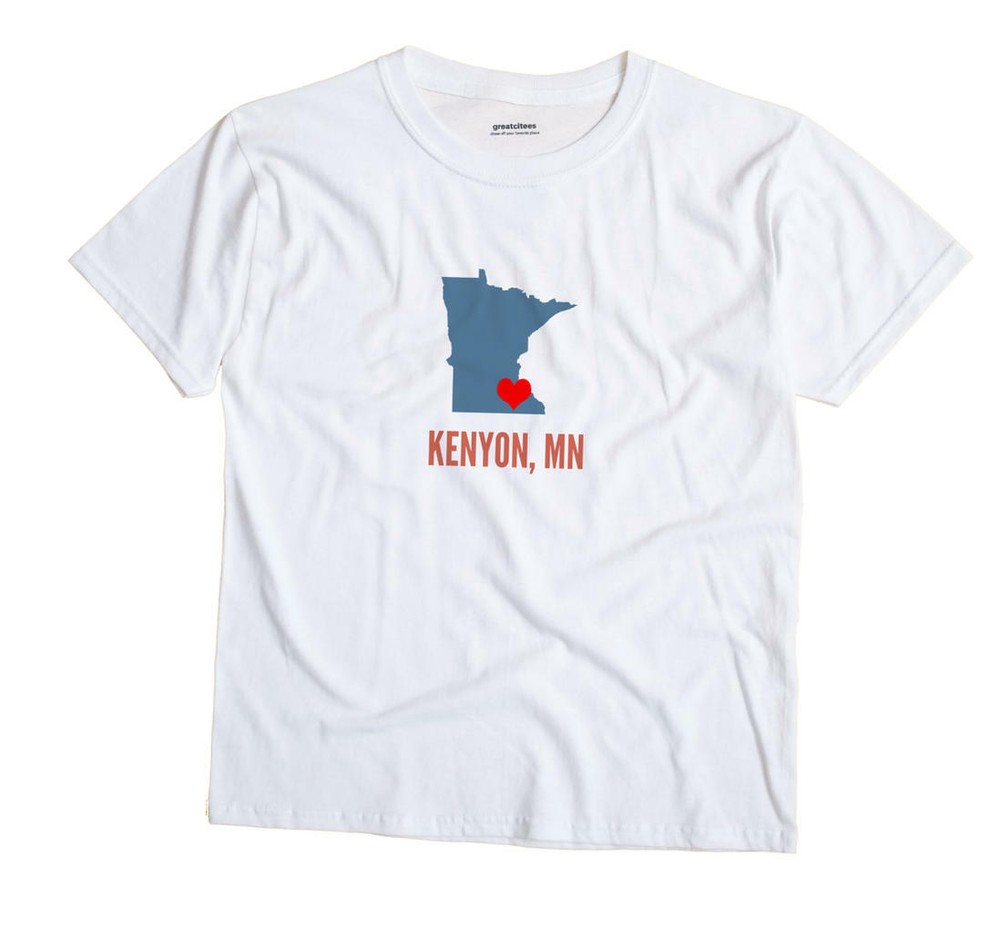 Kenyon Minnesota MN T-Shirt HEART