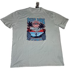 Reel Life Tshirt Mens Size XL Short Sleeve Relaxed Fit Graphic Double Sided New