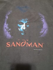 2 Vtg The Sandman DC Comics Faded T-Shirt Black Size XL Graphitti 90s See Pics