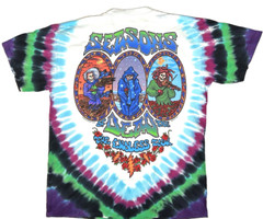 Grateful Dead ‘Seasons Of The Dead’ Front/Back Graphic Tie Dye T-Shirt Large New