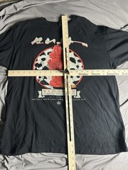 Rush Band T Shirt Large Signals 40th Anniversary Ale Henderson Black Tee Rock