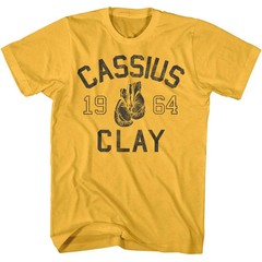 Muhammad Ali Cassius Clay 1964 Men’s T Shirt Vintage Boxing Gloves