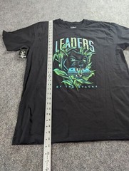 Outrank T-Shirt Men’s L Black Graphic Print Leaders NWT