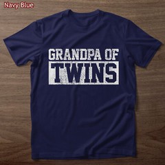Twins Grandpa Grandfather T-Shirt Special Gift For Men, Dad, Tee Gift