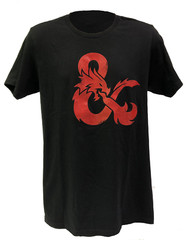 Dungeons & Dragons Red Ampersand Foil Logo T-Shirt