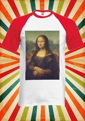 Mona Lisa Leonardo Da Vinci Men Women Long Short Sleeve Baseball T Shirt 1713