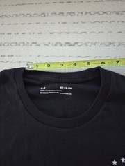Under Armour Heatgear Freedom T-Shirt Size Medium, Patriotic Black and White