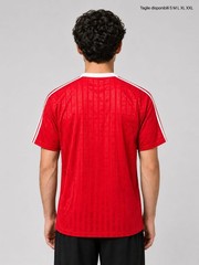 Adidas Originals Men’s Trefoil 3 Stripes T-Shirt Shirt S-XXL RED/WHITE