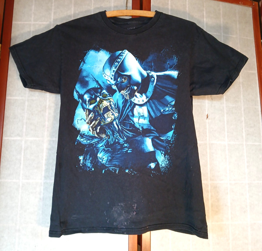 Justice League T Shirt Short Sleeve Black Batman Graffic Teen Size M