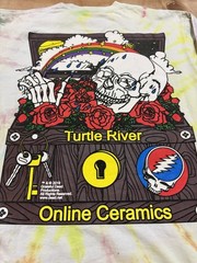Online Ceramics Turtle River Grateful Dead Long Sleeve Shirt Size Large USA