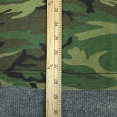 VTG Rothco Shirt Mens Large Green Woodland Camo Crewneck Military Made USA Tee
