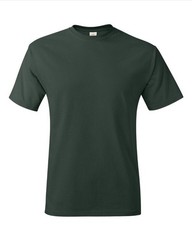 Hanes 5250 4XL 5XL Authentic Short Sleeve Men’s Cotton T-Shirt Deep Forest