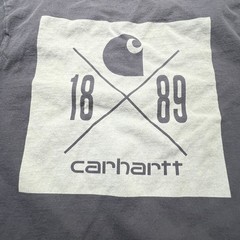 Carhartt Mens Relaxed Fit Pocket T-Shirt Gray Graphic 1889 Tee TK6148-M Small