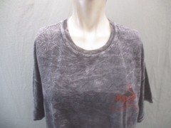 Hawaiian Lava Size XL Mens Gray Short Sleeve Crew Neck Casual Logo TShirt 081