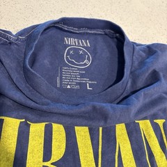 Official Nirvana Smiley Face Tie Dye T Shirt Size L