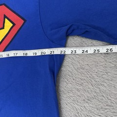 Vintage Superman Shirt Men’s XL Blue 1997 DC Comics Changes USA Logo Graphic 90s