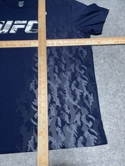 UFC Blue Side Design Shirt VENUM MMA Fight 2XL Poly Elastic Octagon Jui Jitsu