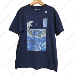UNIQLO UT Graphic T-shirt Ukiyo-e Blue S-4XL Unisex 485073 from Japan NWT