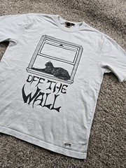 Vans Taka Hayashi Perched T Shirt Small Mens White Short Sleeve Distressed