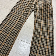 Paul Smith 90s Mixed Check Zipper Wool Pants S Beige Khaki Japan