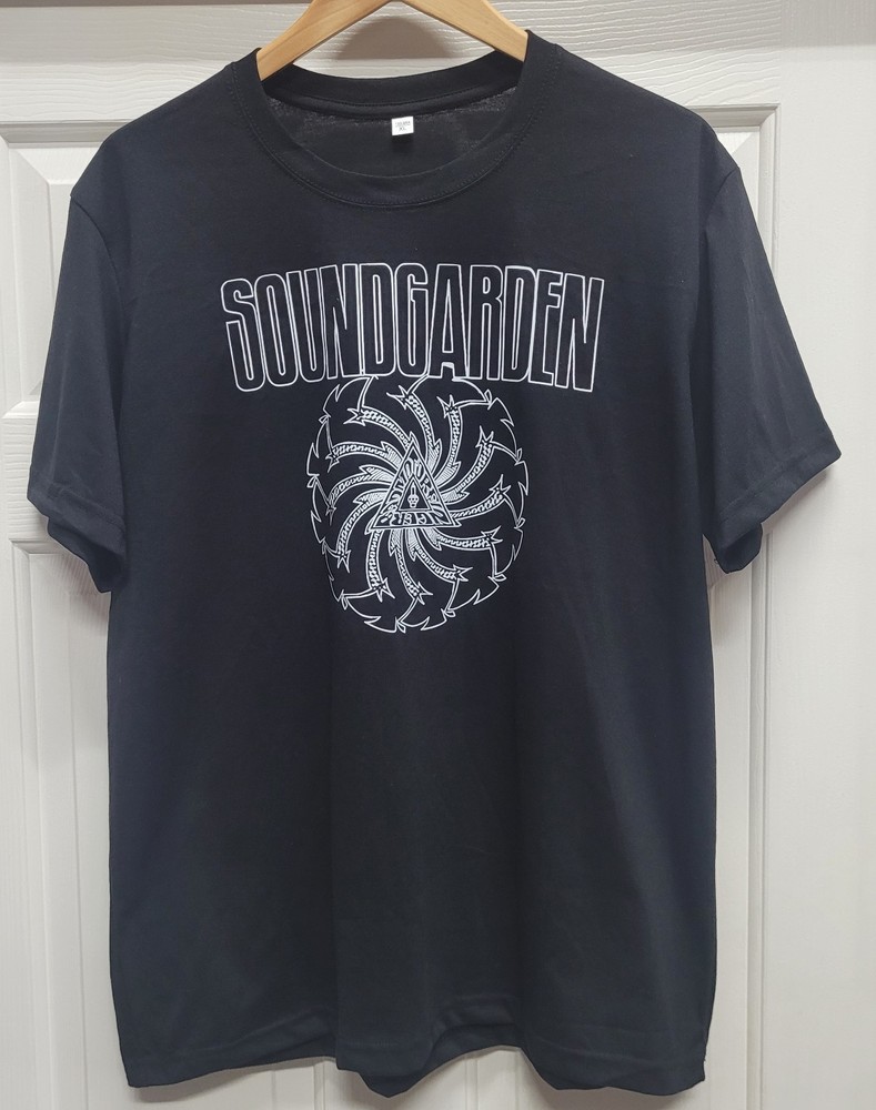 Soundgarden Black Graphic Print Cotton Short Sleeve Crew Neck T-Shirt Size XL