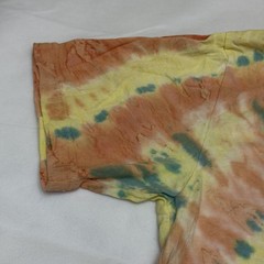Volkswagen OEM VW Bus Hippie Tshirt Yellow Tie Dye Graphic Tee Fits Like Sz M