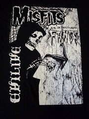 NWOT Misfits “To All The Fiends, Grrr …Fangs” Black 100% Cotton T-shirt XLarge
