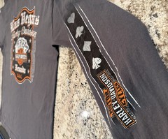 HARLEY DAVIDSON Vintage Tee-Shirt LAS VEGAS NEVADA Long Sleeve X-Large UNISEX VG