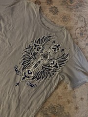 Affliction Men’s Short Sleeve T-Shirt Vintage Y2K Grunge Style, Size Large