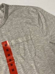 NEW Jachs New York Men’s Custom Linen Tri-Blend MEDIUM T-Shirt Tee GRAY Crewneck