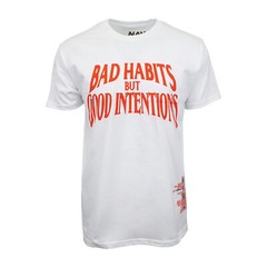 NEW VLONE X NAV BAD HABITS GOOD INTENTIONS T SHIRT AUTHENTIC NEW