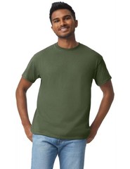 Gildan Adult Ultra Cotton T-Shirt Size M, Style G2000-Military Green