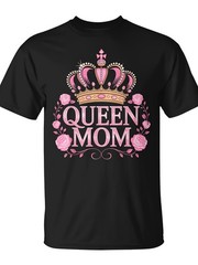 Queen Mom Happy For Mothers Day Mom T-Shirt Unisex, Casual Style, Crew Neck,