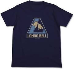 COSPA Gundam UC Londo Bell T-Shirt Navy Large-Japanese Import SHIPS FROM THE US