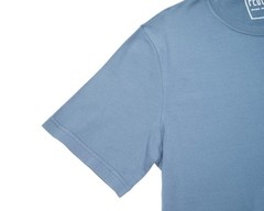 Fedeli $207 Muted Blue Extreme Giza Organic Cotton Short Sleeve T-Shirt 50 IT M
