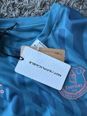 Not Applicable Umbro Everton Football Jersey Tee | Teal Blue | Size Small