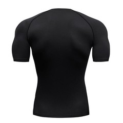 Bat Printed Men’s Tight T-shirt Running Compression Compression T Shirt Gym .