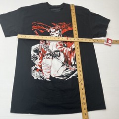 Bad Habits Graphic T-shirt Men’s Size Medium Black Crewneck Anime Girl S/S New