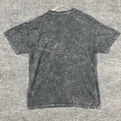 Nirvana Band Tee Mens Large Grey Smiley Face Graphic T-Shirt Mineral Wash NWOT