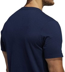 NWT adidas Men’s Linear Graphic Tee( Collegiate Navy,M)