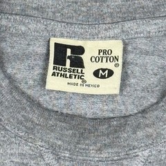 Russell Athletic T-Shirt Mens Size M Grey Pro Cotton V-Stitch Jock Tag Vintage