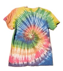 Spiral Tie Dye T-shirt top Men’s/Women’s Non Fade Handmade NEW Med 38-40