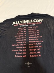 All Time Low Young Renegades 2017 Tour Short Sleeve T-Shirt Size M Black 162