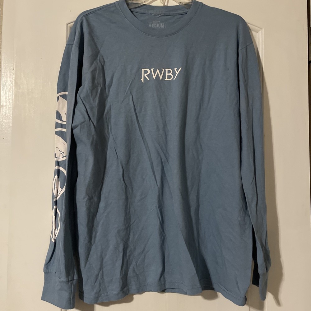 RWBY Rooster Teeth White Fang Long Sleev T Shirt Size M