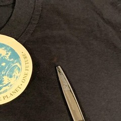 Planet Earth T Shirt Mens M Black Night Safari Singapore Glow in Dark Tiger NWT