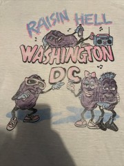 VTG 80s California Raisins “Raisin Hell” Washington T Shirt Skater Grunge Sz S/M