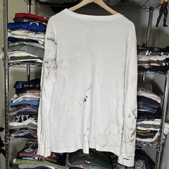 Metal Mulisha Men’s Retro Thermal Longsleeve Shirt Sz XL White Moto-X Y2K Skull
