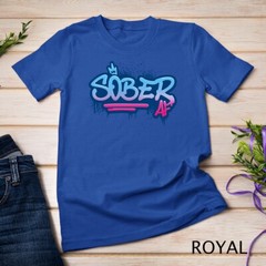 Sober AF Graffiti Crown NA AA Unisex T-shirt